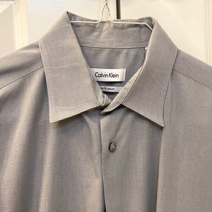 Mens Dress Shirt - Calvin Klein Slim Fit Stretch Shirt